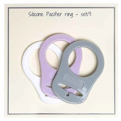 Go Handmade Silikone Suttekæde Adapter 3 stk Mix